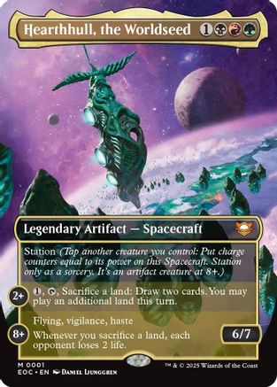 Hearthhull, the Worldseed (Borderless) (001) - Commander: Edge of Eternities