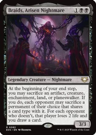 Braids, Arisen Nightmare (082) - Commander: Edge of Eternities