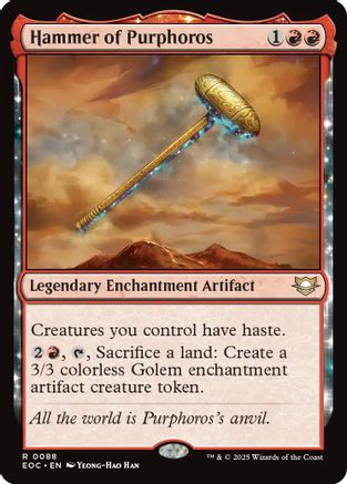 Hammer of Purphoros (088) - Commander: Edge of Eternities