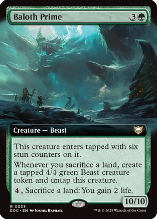 Baloth Prime (Extended Art) (033) - Commander: Edge of Eternities