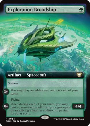 Exploration Broodship (Extended Art) (034) - Commander: Edge of Eternities