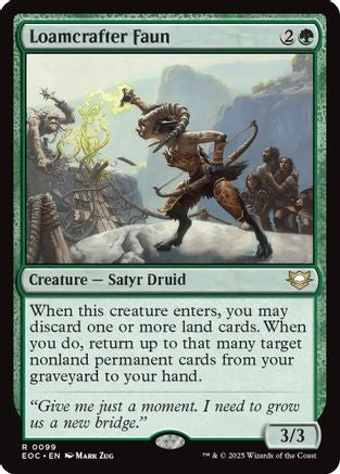 Loamcrafter Faun (099) - Commander: Edge of Eternities