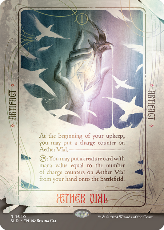 Aether Vial (1640) Rainbow Foil - Secret Lair Drop
