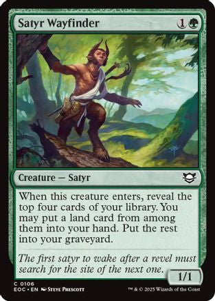 Satyr Wayfinder (106) - Commander: Edge of Eternities