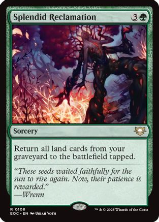 Splendid Reclamation (108) - Commander: Edge of Eternities
