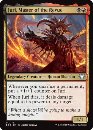 Juri, Master of the Revue (119) - Commander: Edge of Eternities