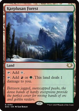Karplusan Forest (164) - Commander: Edge of Eternities