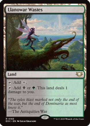 Llanowar Wastes (165) - Commander: Edge of Eternities
