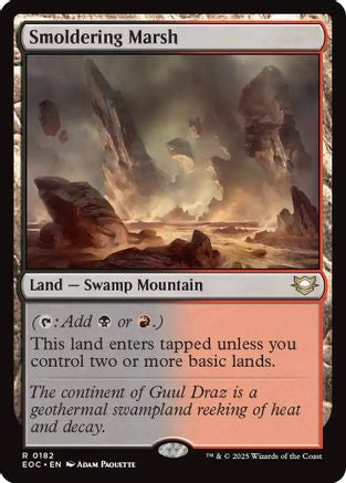 Smoldering Marsh (182) - Commander: Edge of Eternities