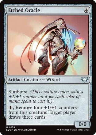 Etched Oracle (136) - Commander: Edge of Eternities
