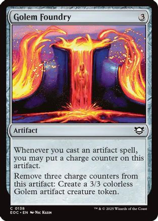 Golem Foundry (138) - Commander: Edge of Eternities