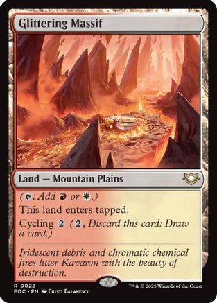 Glittering Massif (022) - Commander: Edge of Eternities