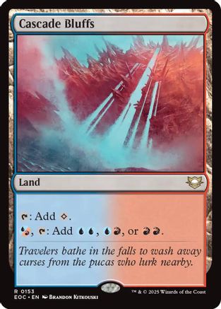Cascade Bluffs (153) - Commander: Edge of Eternities