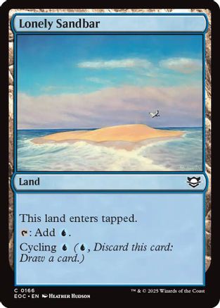 Lonely Sandbar (166) - Commander: Edge of Eternities