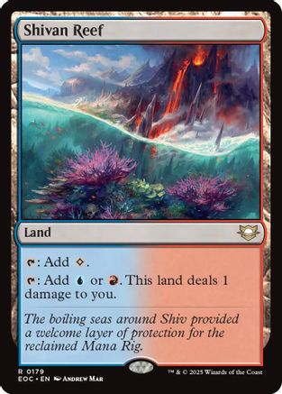 Shivan Reef (179) - Commander: Edge of Eternities