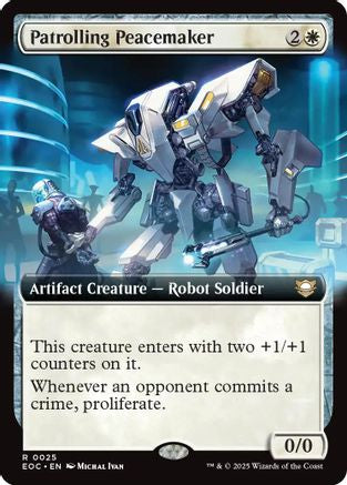 Patrolling Peacemaker (Extended Art) (025) - Commander: Edge of Eternities