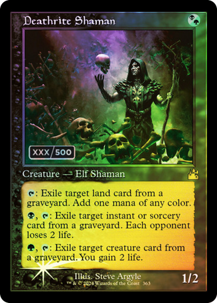 Deathrite Shaman (Retro) (Serialized) [Ravnica Remastered] | Silver Goblin