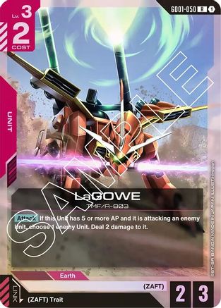 LaGOWE (GD01-050) Holofoil- Newtype Rising