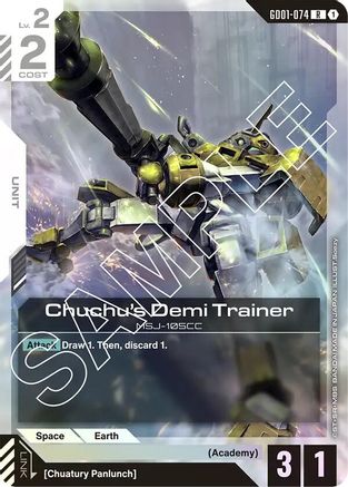 Chuchu's Demi Trainer (GD01-074) Holofoil- Newtype Rising