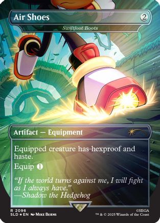 Swiftfoot Boots (Air Shoes) (2096) Rainbow Foil - Secret Lair Drop