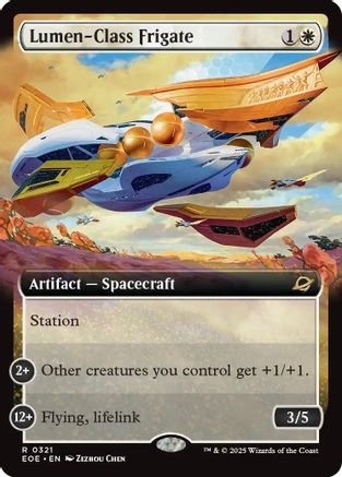 Lumen-Class Frigate (Extended Art) (321) - Edge of Eternities