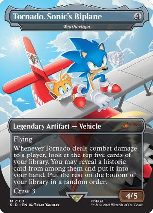 Tornado, Sonic's Biplane - Weatherlight (2100) - Secret Lair Drop Series