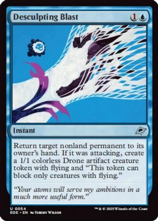 Desculpting Blast (054) Foil - Edge of Eternities