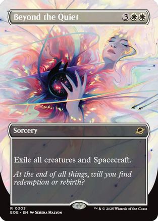 Beyond the Quiet (Borderless) (303) Foil - Edge of Eternities