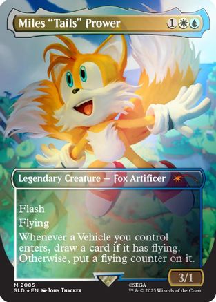Miles "Tails" Prower (Rainbow Foil) (2085) Foil - Secret Lair Drop Series