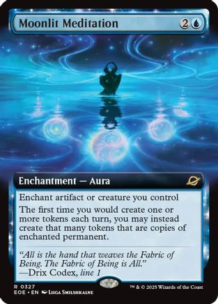 Moonlit Meditation (Extended Art) (327) Foil - Edge of Eternities