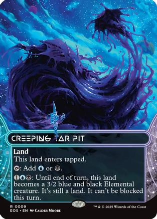 Creeping Tar Pit (Borderless) (009) - Edge of Eternities: Stellar Sights