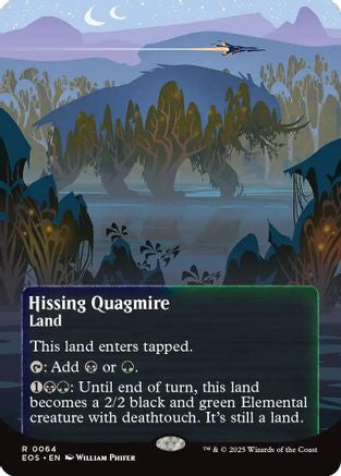 Hissing Quagmire (Borderless) (064) - Edge of Eternities: Stellar Sights