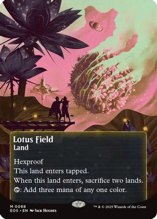 Lotus Field (Borderless) (068) - Edge of Eternities: Stellar Sights