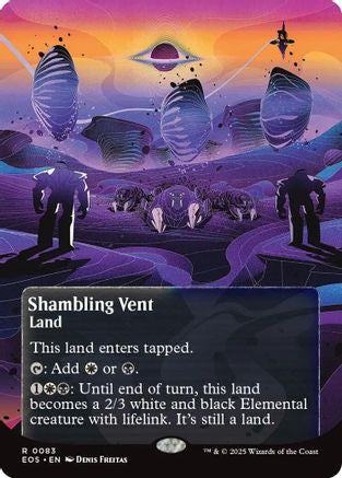 Shambling Vent (Borderless) (083) - Edge of Eternities: Stellar Sights