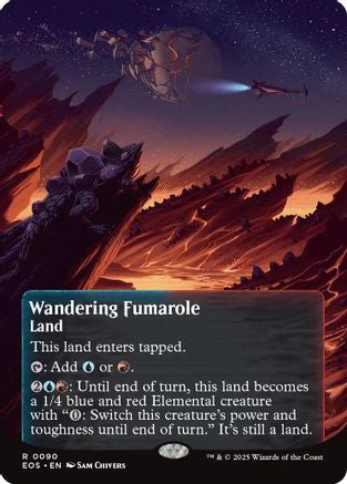 Wandering Fumarole (Borderless) (090) - Edge of Eternities: Stellar Sights