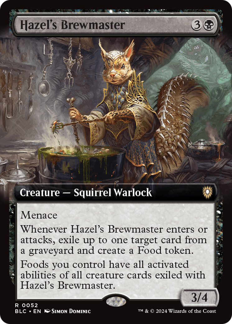 Hazel's Brewmaster (Extended Art) [Bloomburrow Commander] | Silver Goblin