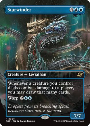 Starwinder (Borderless) (306) Foil - Edge of Eternities