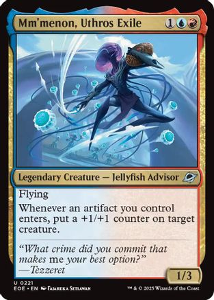 Mm'menon, Uthros Exile (221) Foil - Edge of Eternities