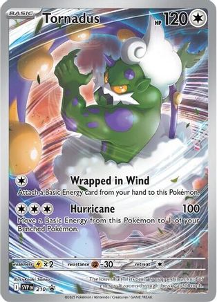 Tornadus - 210 (210) Holofoil - SV Scarlet & Violet Promo Cards