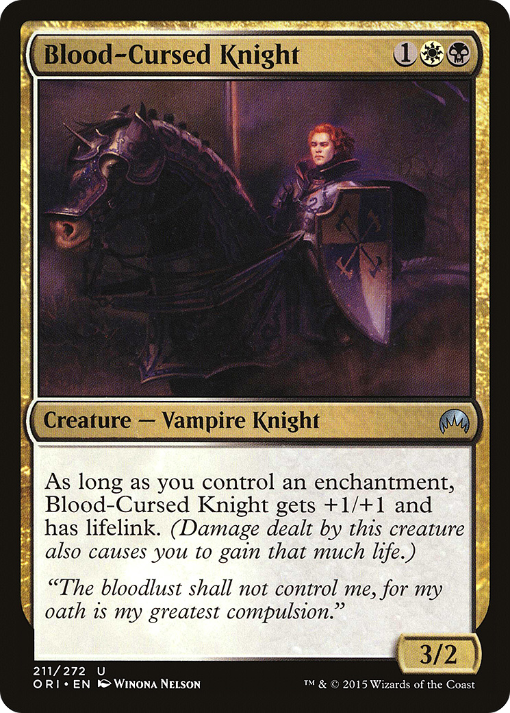 Blood-Cursed Knight [Magic Origins] | Silver Goblin