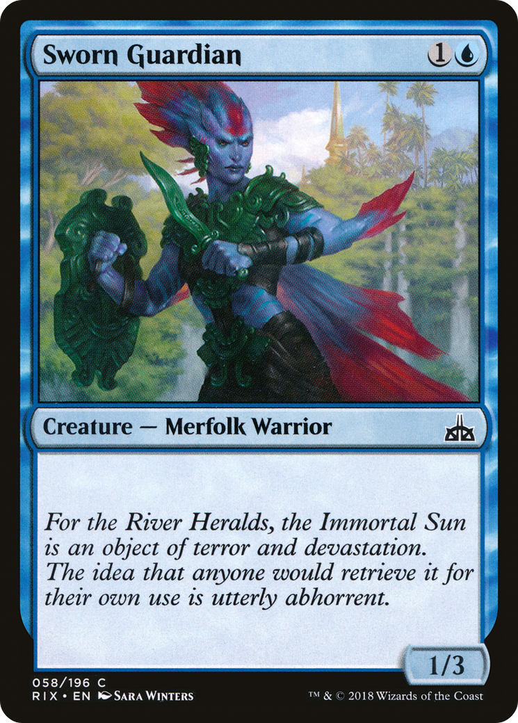 Sworn Guardian [Rivals of Ixalan] | Silver Goblin