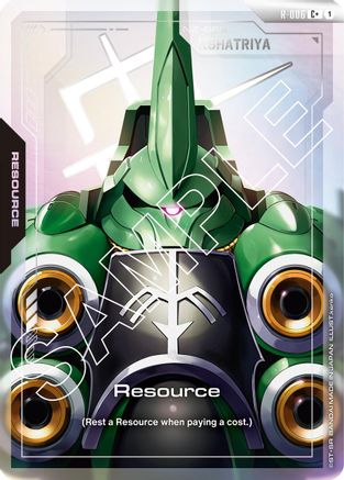 Resource (R-006) (C+) (R-006) Holofoil- Newtype Rising