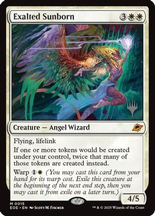 Exalted Sunborn (015) Foil - Promo Pack: Edge of Eternities