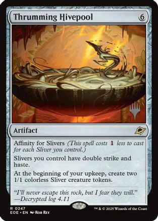 Thrumming Hivepool (247) Foil - Promo Pack: Edge of Eternities