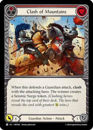Clash of Mountains (Red) (MPG061)  - Mastery Pack Guardian