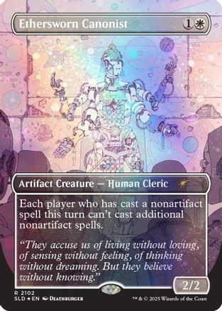 Ethersworn Canonist (Galaxy Foil) (2102) Foil - Secret Lair Drop Series