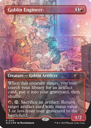 Goblin Engineer (Galaxy Foil) (2103) Foil - Secret Lair Drop Series