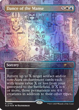 Dance of the Manse (2104) Galaxy Foil - Secret Lair Drop