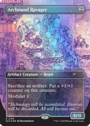 Arcbound Ravager (2105) Galaxy Foil - Secret Lair Drop