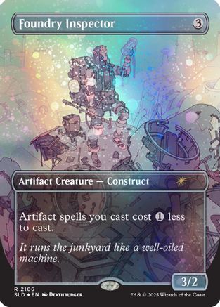 Foundry Inspector (Galaxy Foil) (2106) Foil - Secret Lair Drop Series